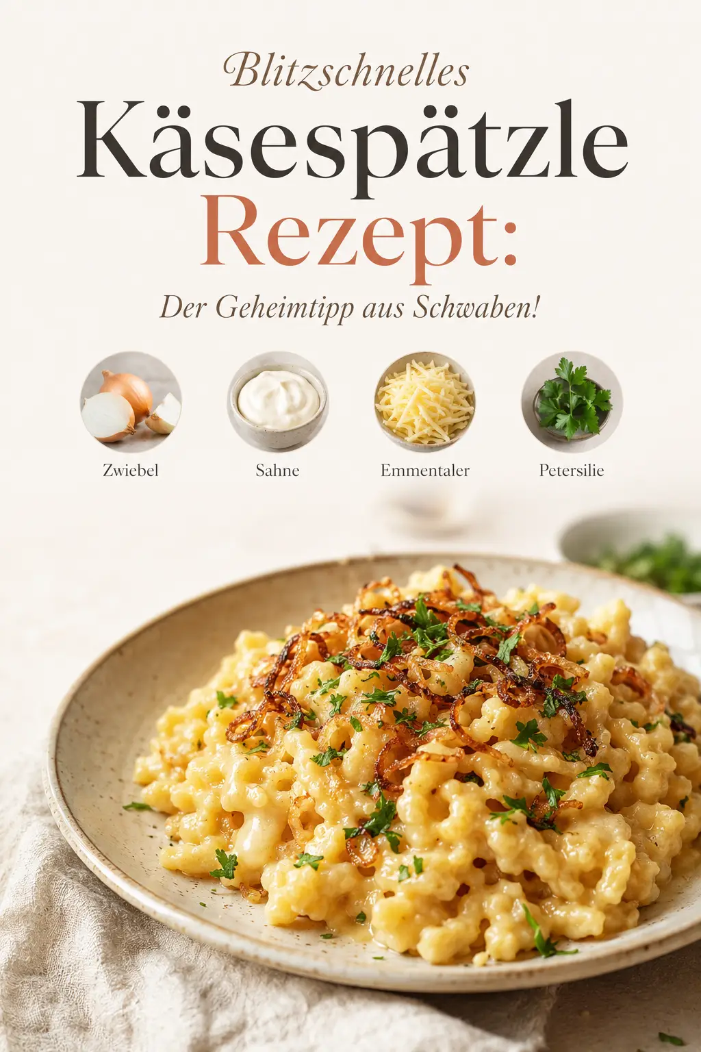 Blitzschnelles Käsespätzle Rezept: Der Geheimtipp aus Schwaben!