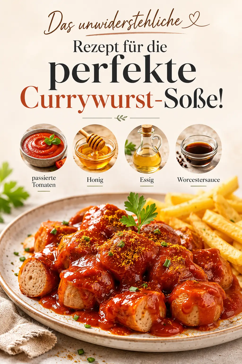 Das unwiderstehliche Rezept für die perfekte Currywurst-Soße!