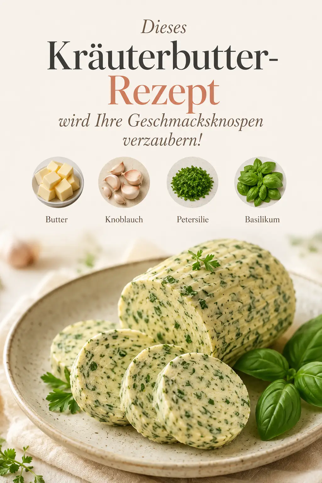 Dieses Kräuterbutter-Rezept wird Ihre Geschmacksknospen verzaubern!