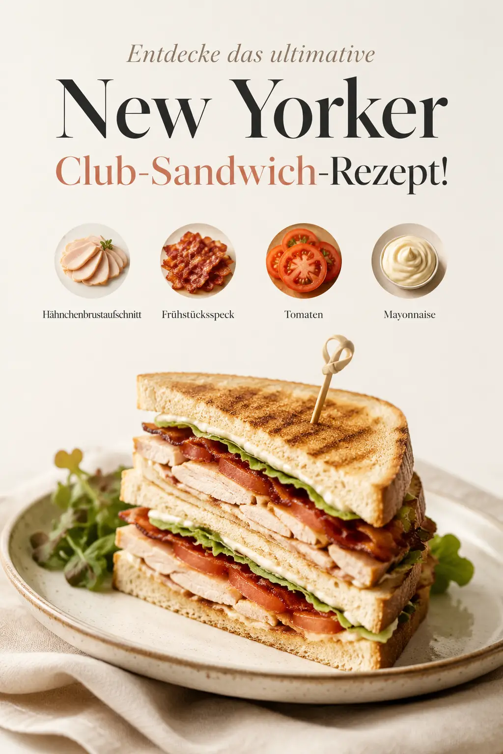Entdecke das ultimative New Yorker Club-Sandwich-Rezept!