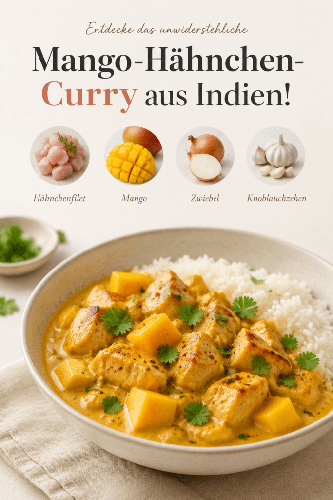 Entdecke das unwiderstehliche Mango-Hähnchen-Curry aus Indien!