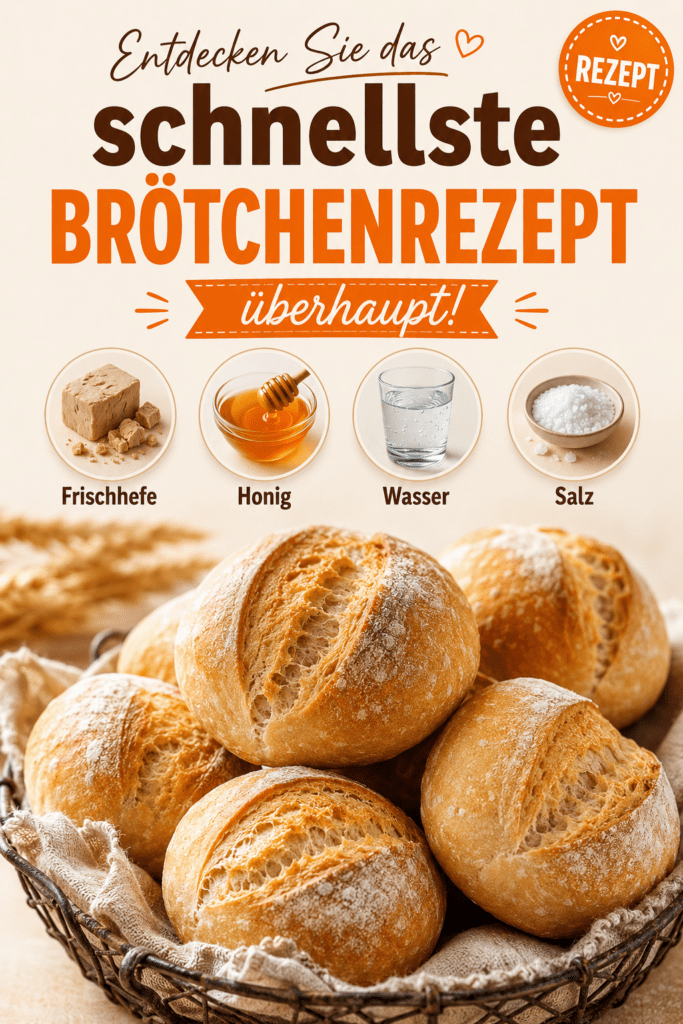Entdecken Sie das schnellste Brötchenrezept überhaupt!