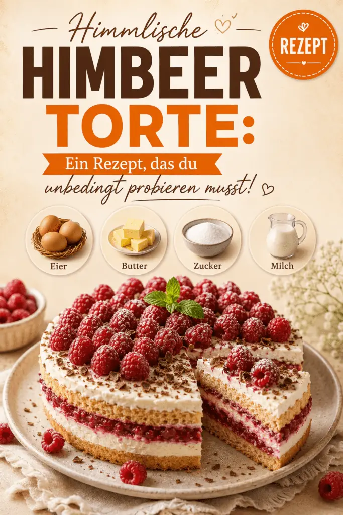 Himmlische Himbeertorte: Ein Rezept, das du unbedingt probieren musst!