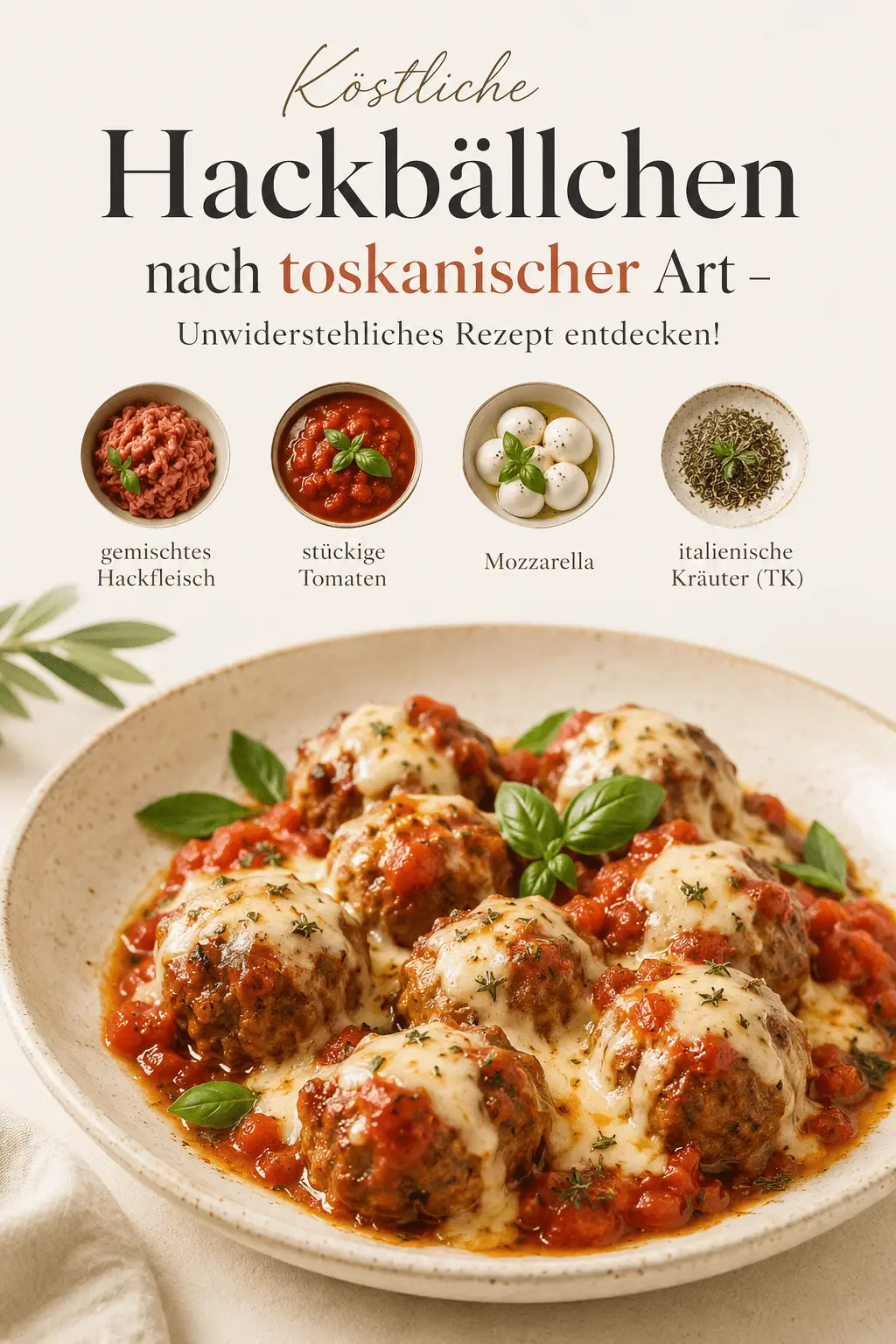 Köstliche Hackbällchen nach toskanischer Art – Unwiderstehliches Rezept entdecken!