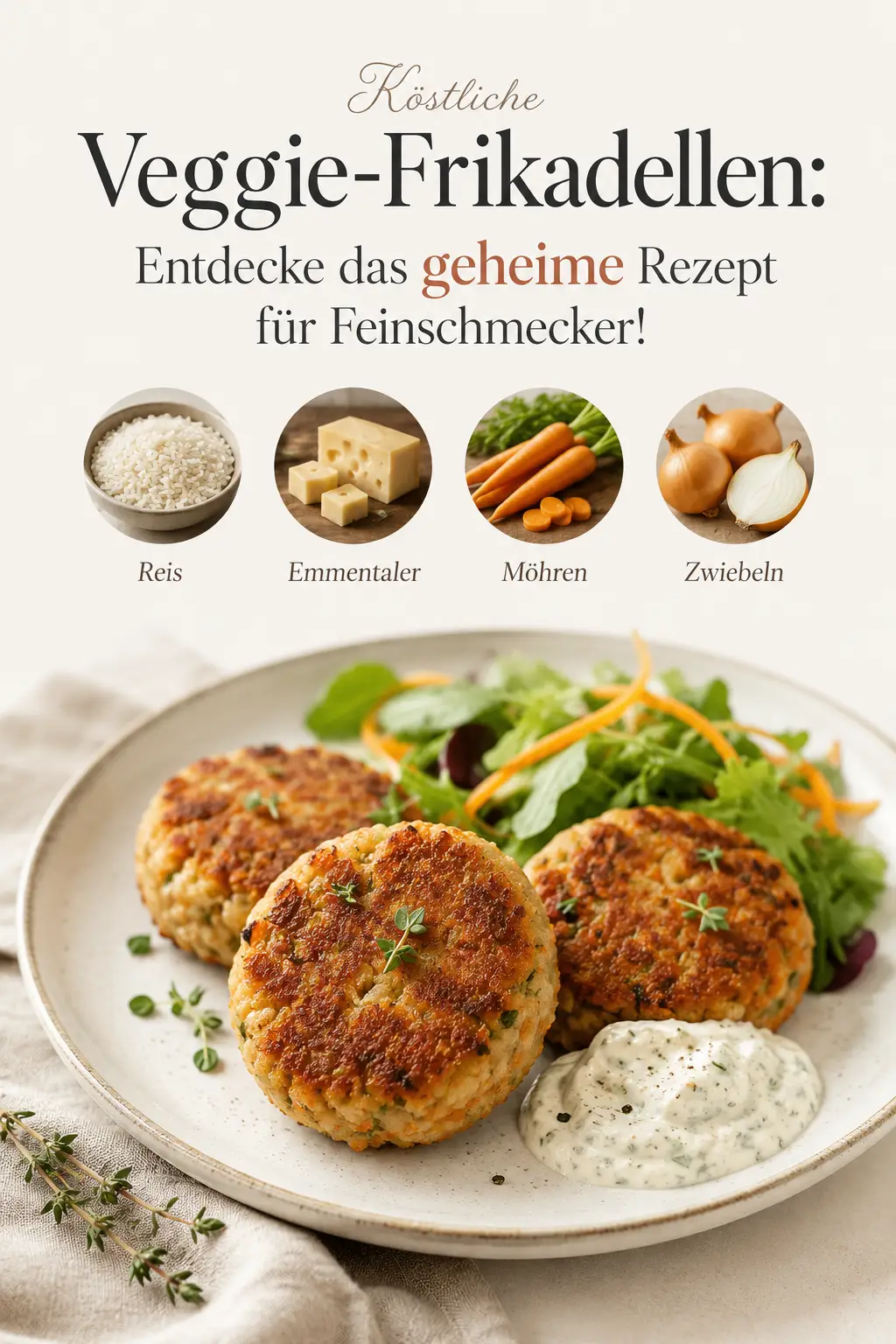 Köstliche Veggie-Frikadellen: Entdecke das geheime Rezept für Feinschmecker!