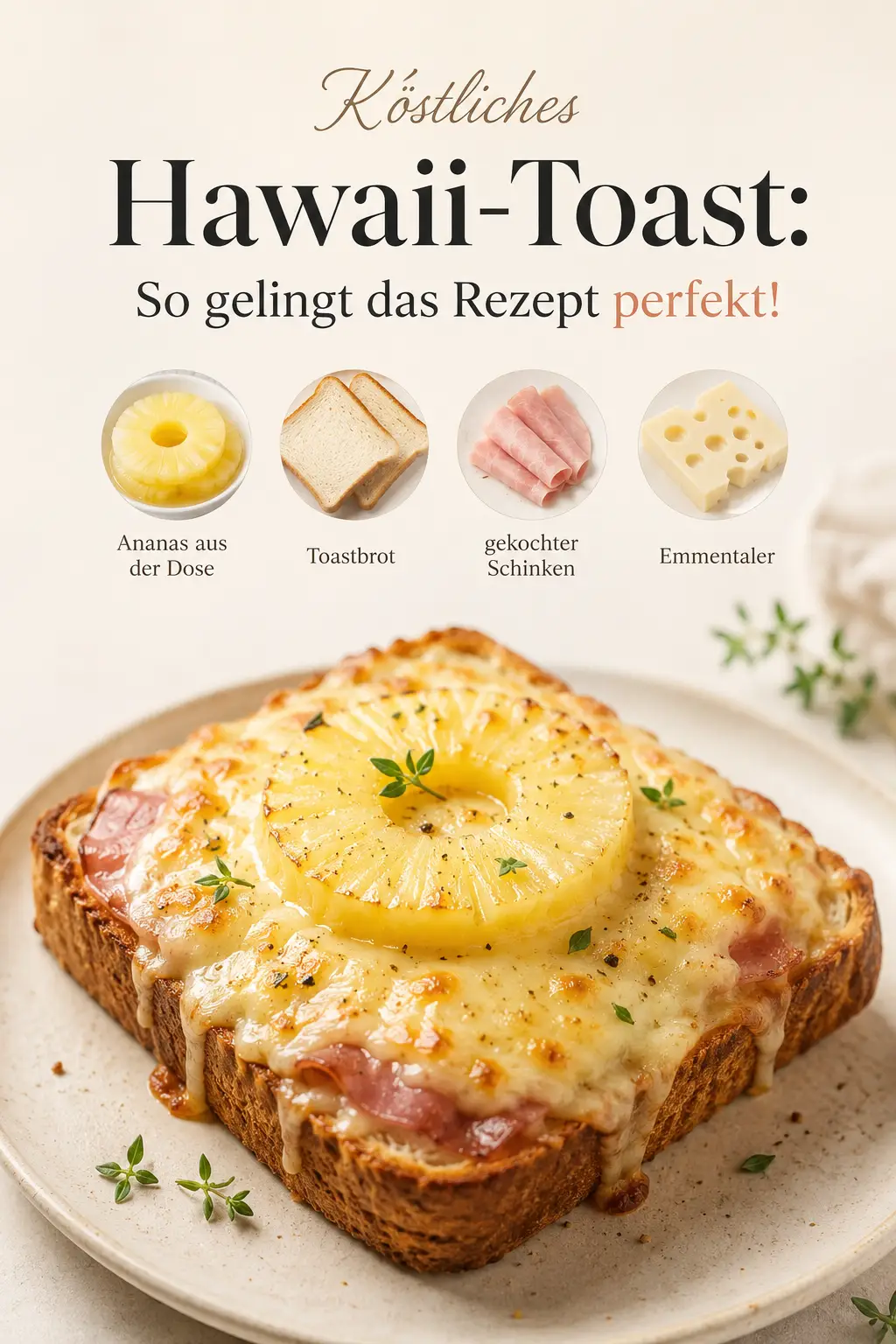 Köstliches Hawaii-Toast: So gelingt das Rezept perfekt!