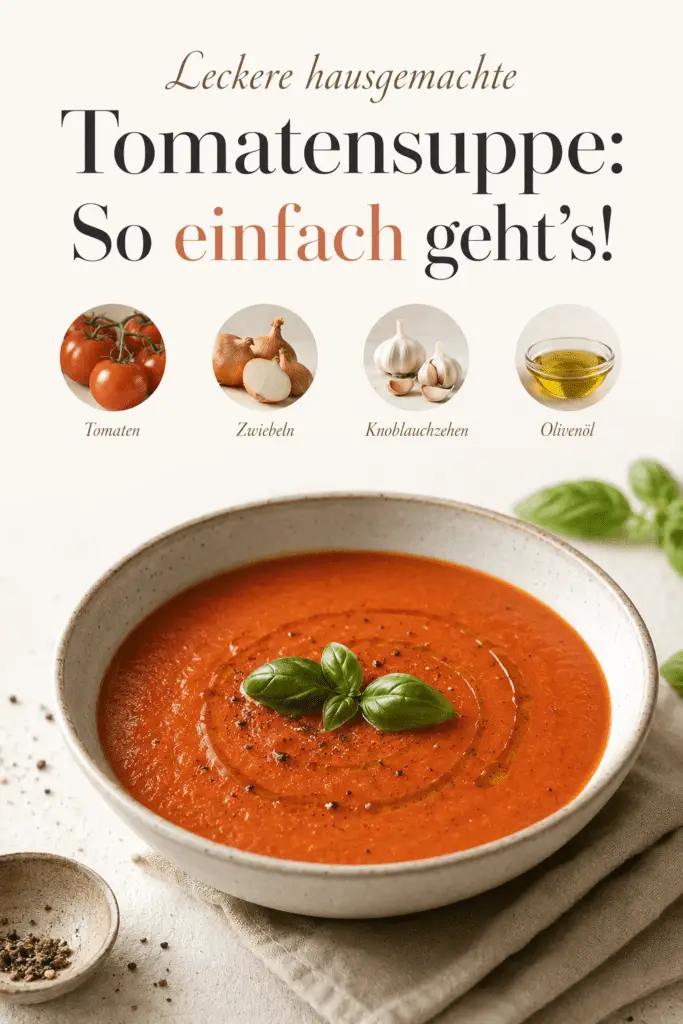Leckere hausgemachte Tomatensuppe: So einfach geht's!