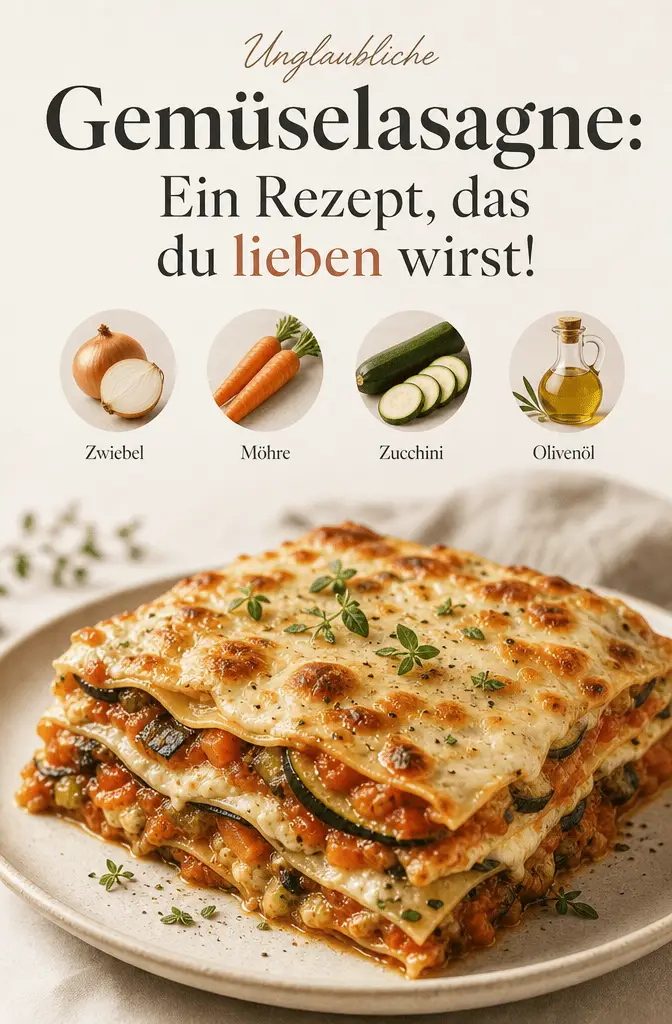Unglaubliche Gemüselasagne: Ein Rezept, das du lieben wirst!