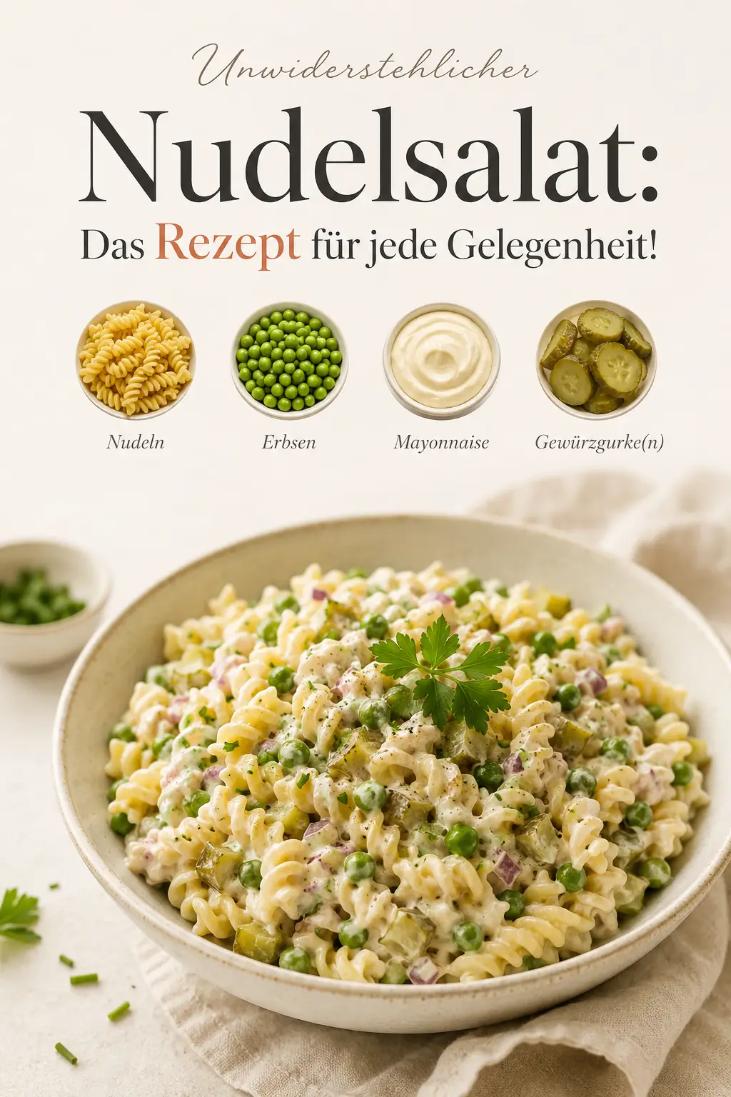 Unwiderstehlicher Nudelsalat: Das Rezept für jede Gelegenheit!