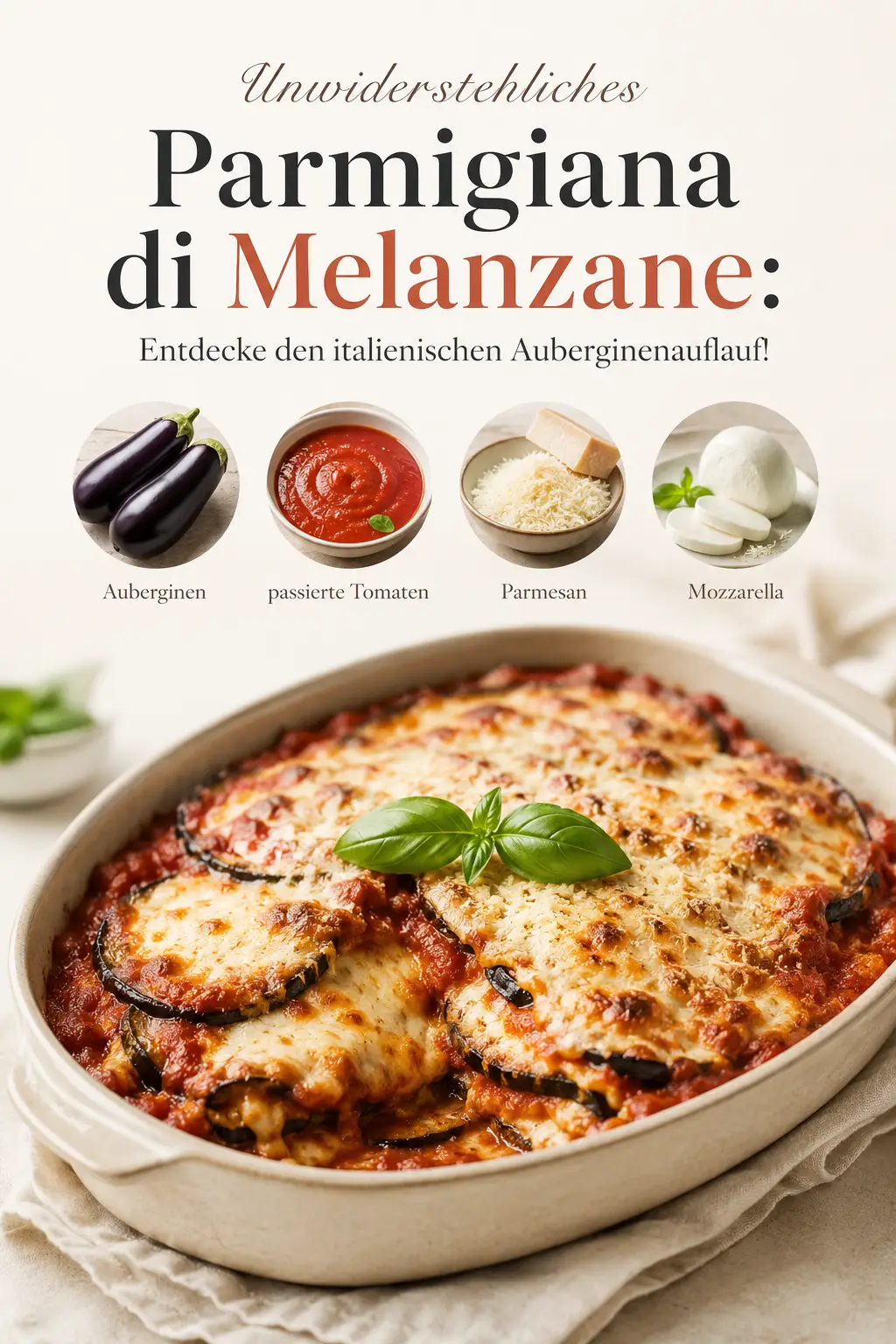 Unwiderstehliches Parmigiana di Melanzane: Entdecke den italienischen Auberginenauflauf!