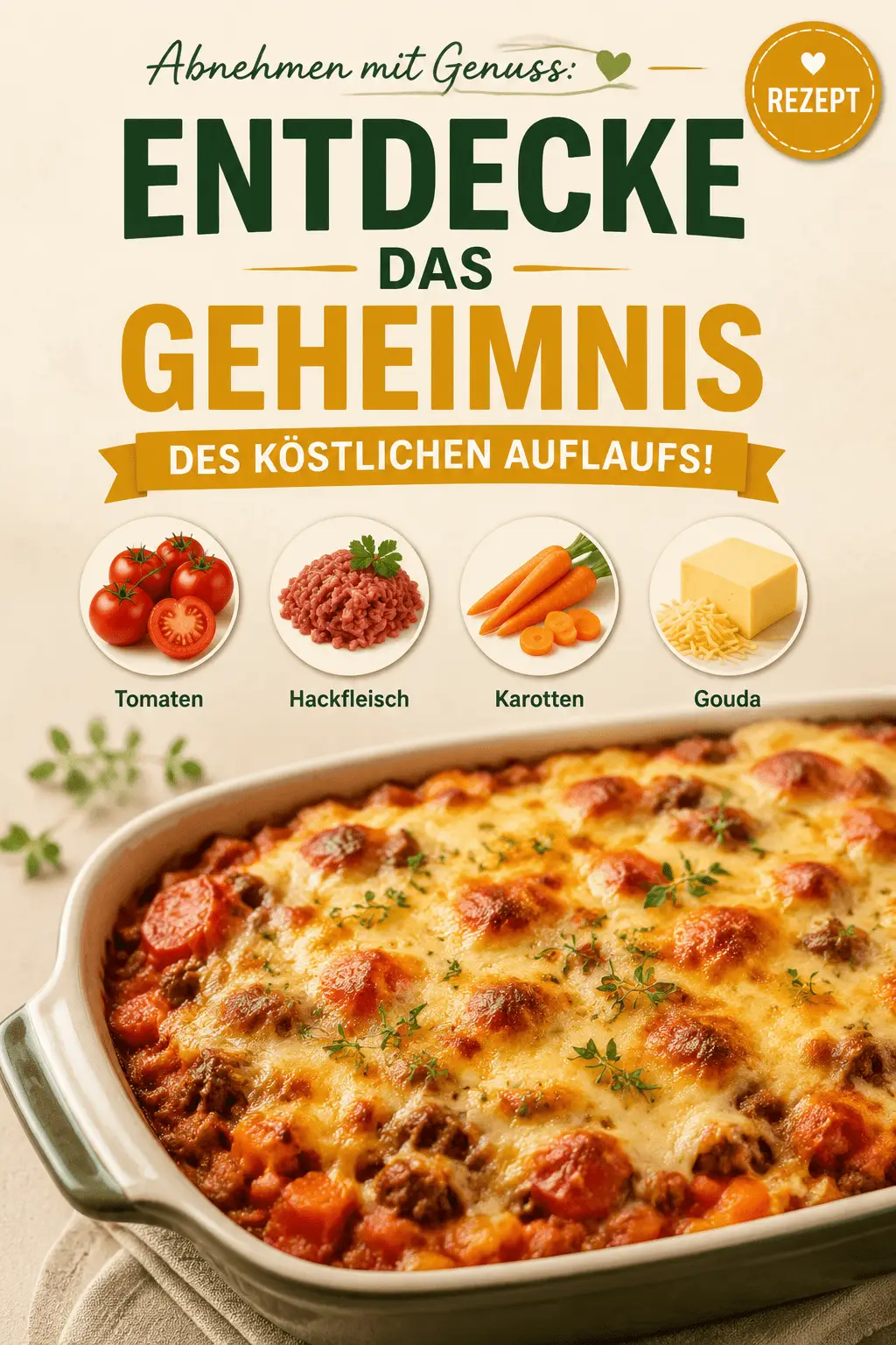 Abnehmen mit Genuss: Entdecke das Geheimnis des köstlichen Auflaufs!