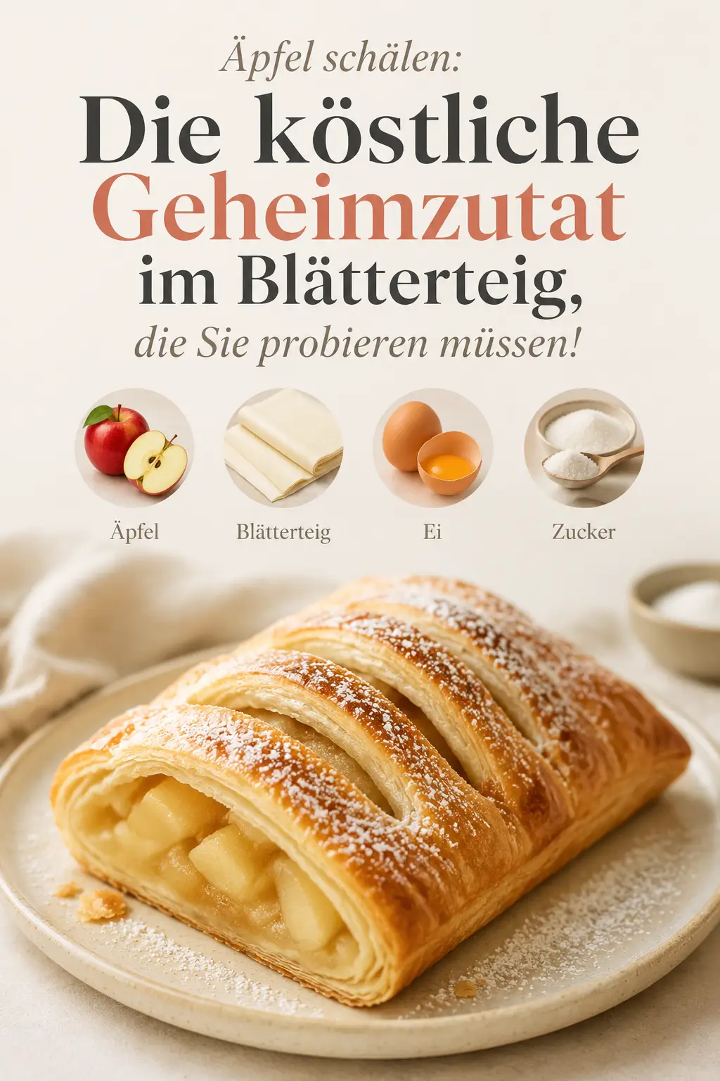 Äpfel schälen: Die köstliche Geheimzutat im Blätterteig, die Sie probieren müssen!