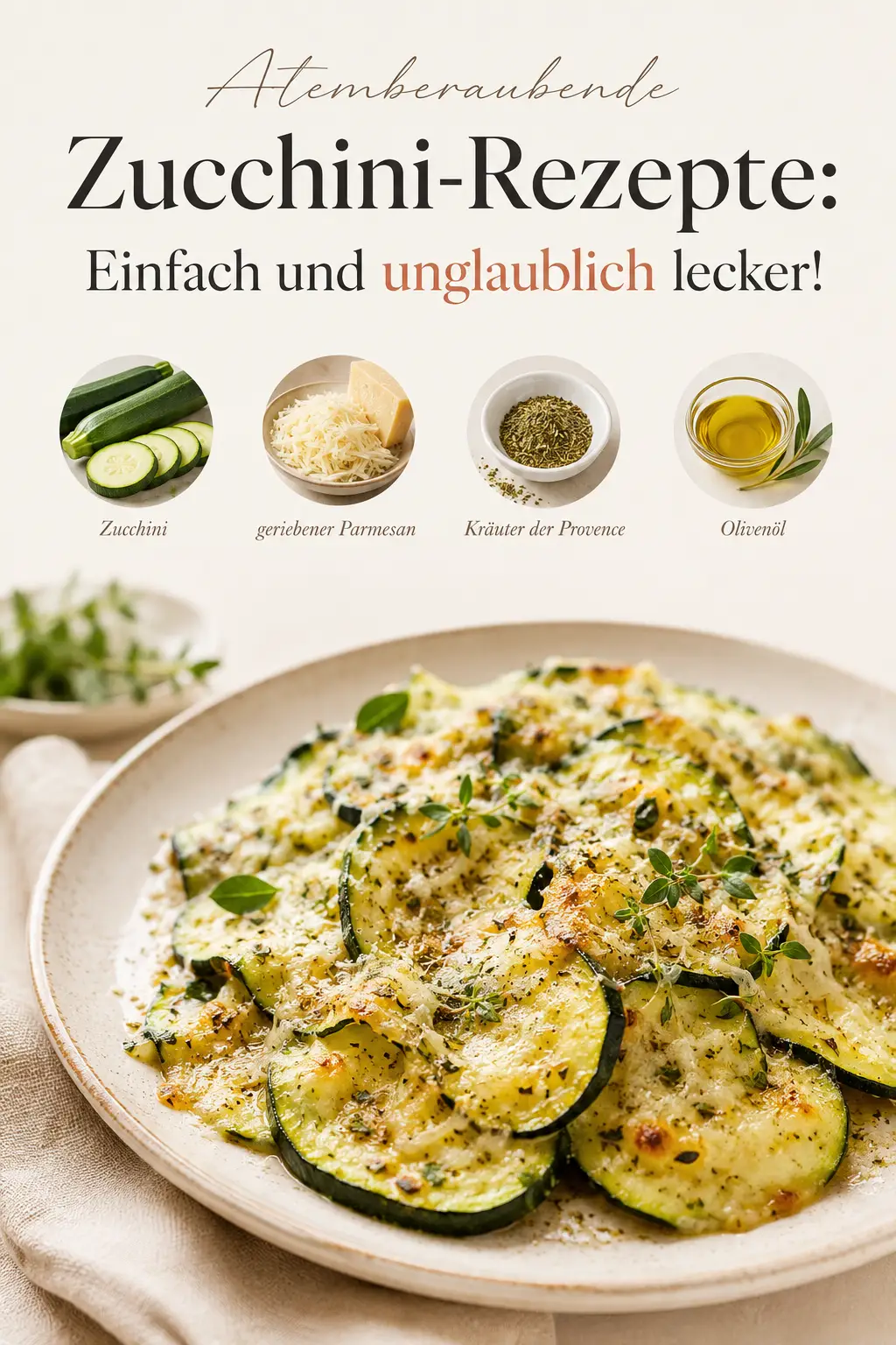 Atemberaubende Zucchini-Rezepte: Einfach und unglaublich lecker!