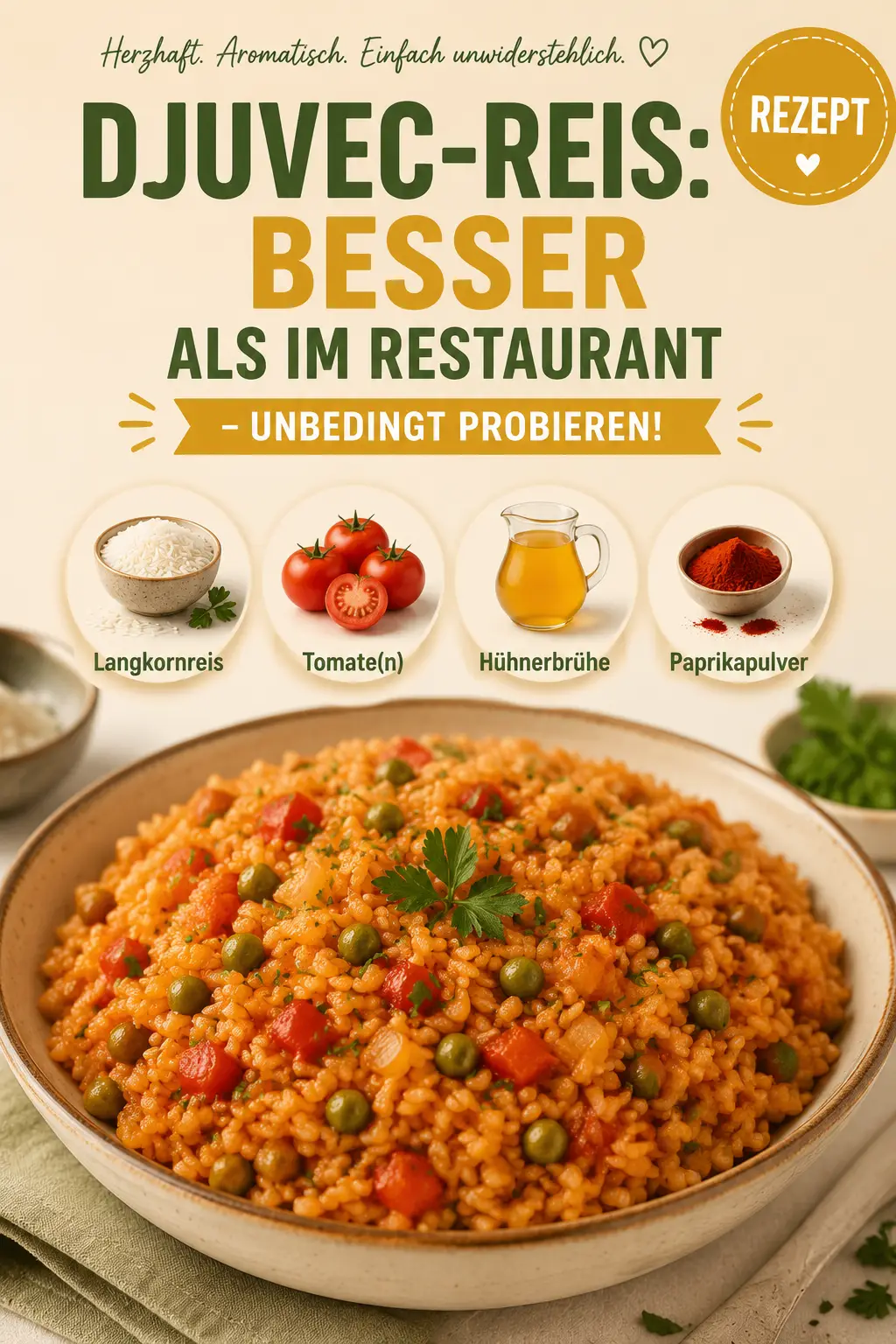 Djuvec-Reis: Besser als im Restaurant - Unbedingt Probieren!