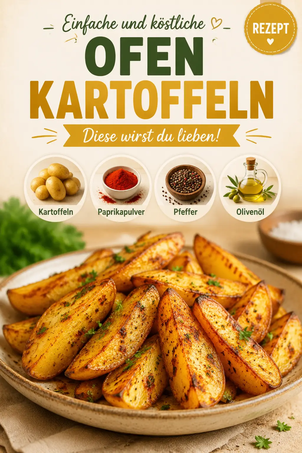 Einfache und köstliche Ofenkartoffeln - Diese wirst du lieben!