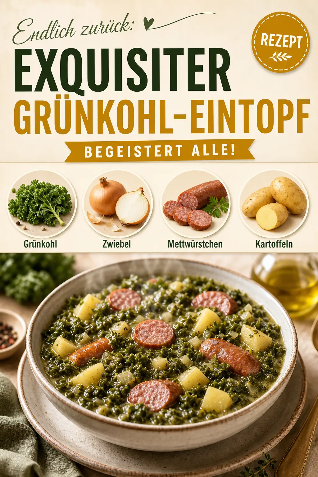 Endlich zurück: Exquisiter Grünkohl-Eintopf begeistert alle!