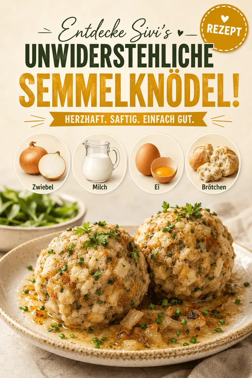Entdecke Sivi's unwiderstehliche Semmelknödel!