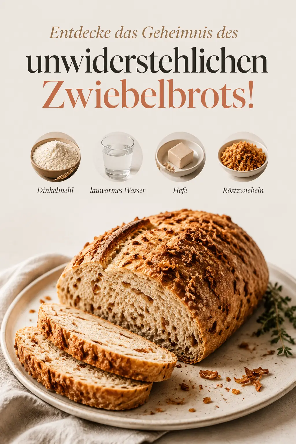 Entdecke das Geheimnis des unwiderstehlichen Zwiebelbrots!