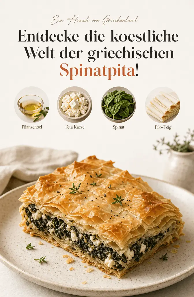 Entdecke die köstliche Welt der griechischen Spinatpita!