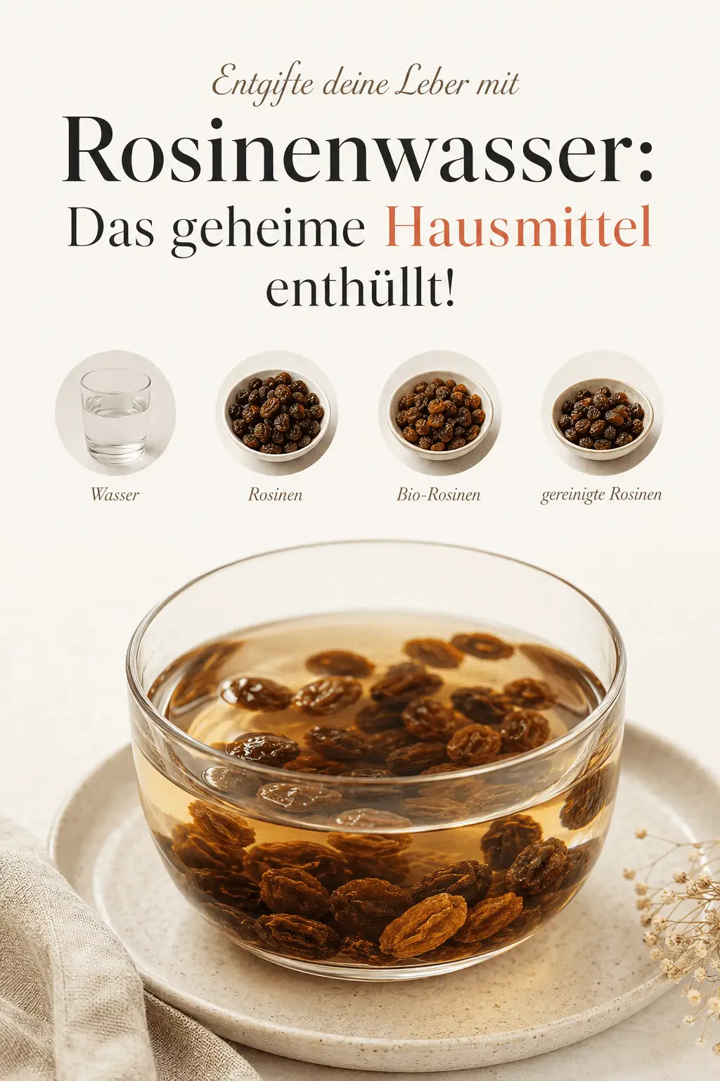 Entgifte deine Leber mit Rosinenwasser: Das geheime Hausmittel enthüllt!