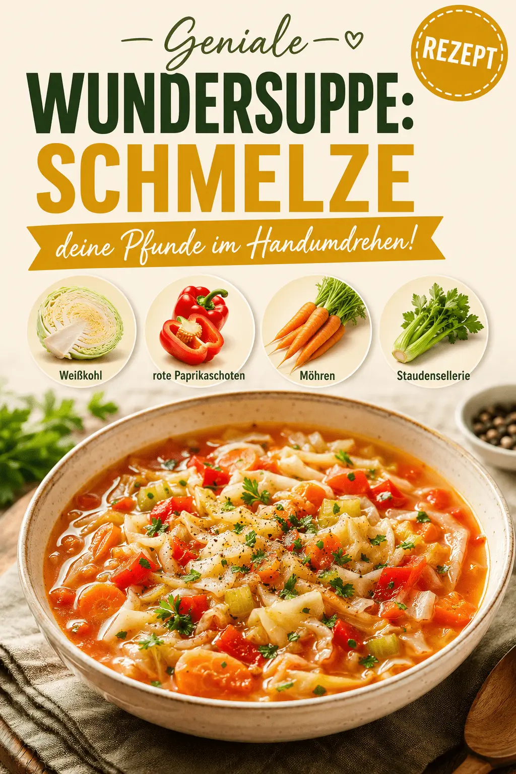 Geniale Wundersuppe: Schmelze deine Pfunde im Handumdrehen!
