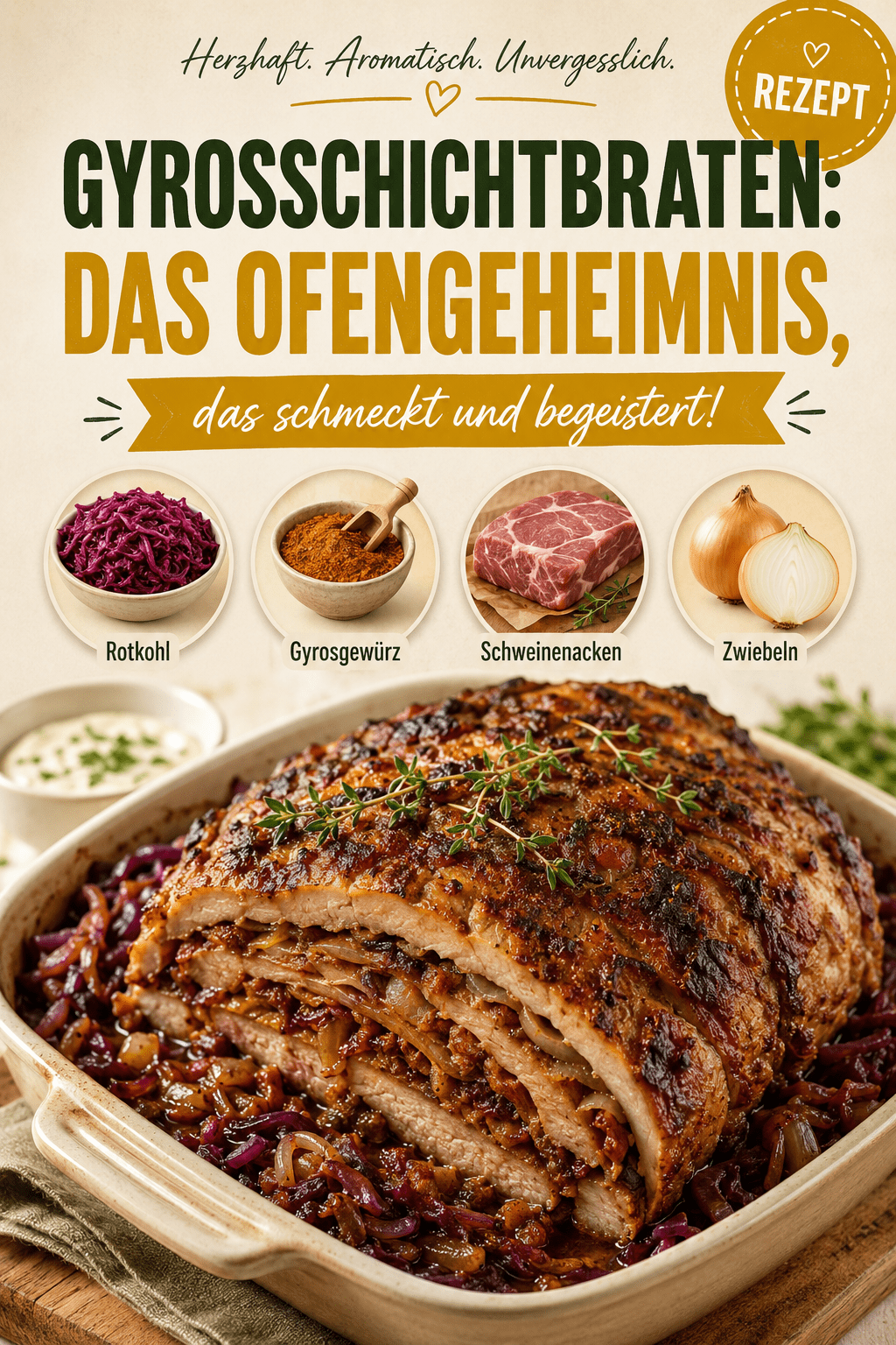 Gyrosschichtbraten: Das Ofengeheimnis, das schmeckt und begeistert!