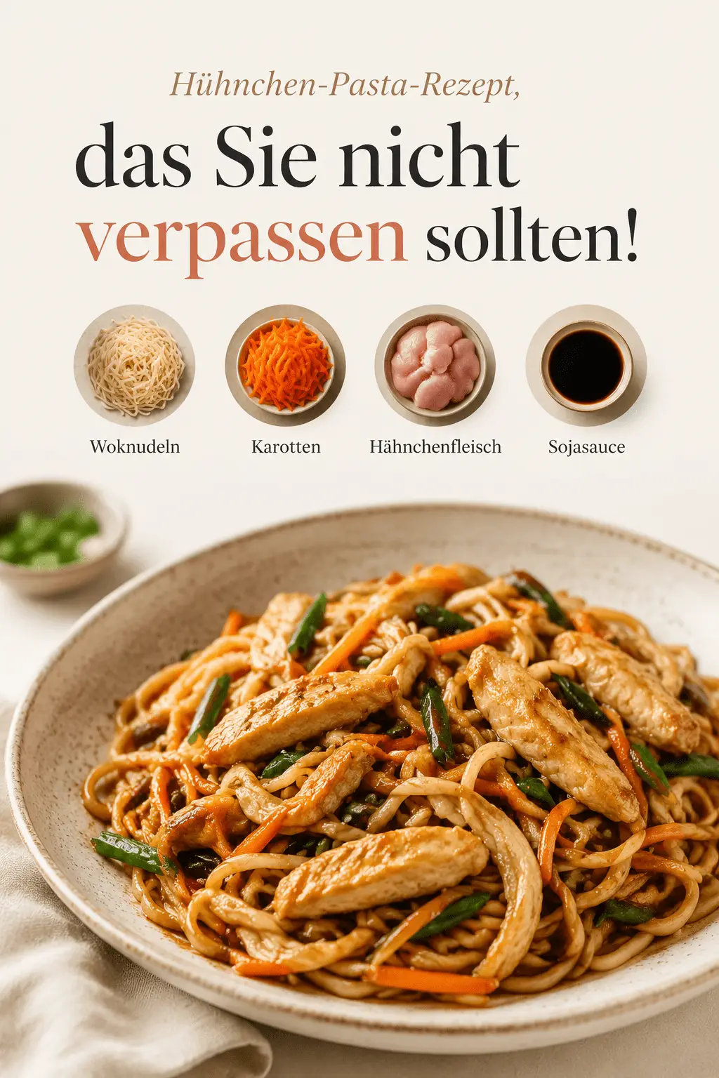 Hühnchen-Pasta-Rezept, das Sie nicht verpassen sollten!
