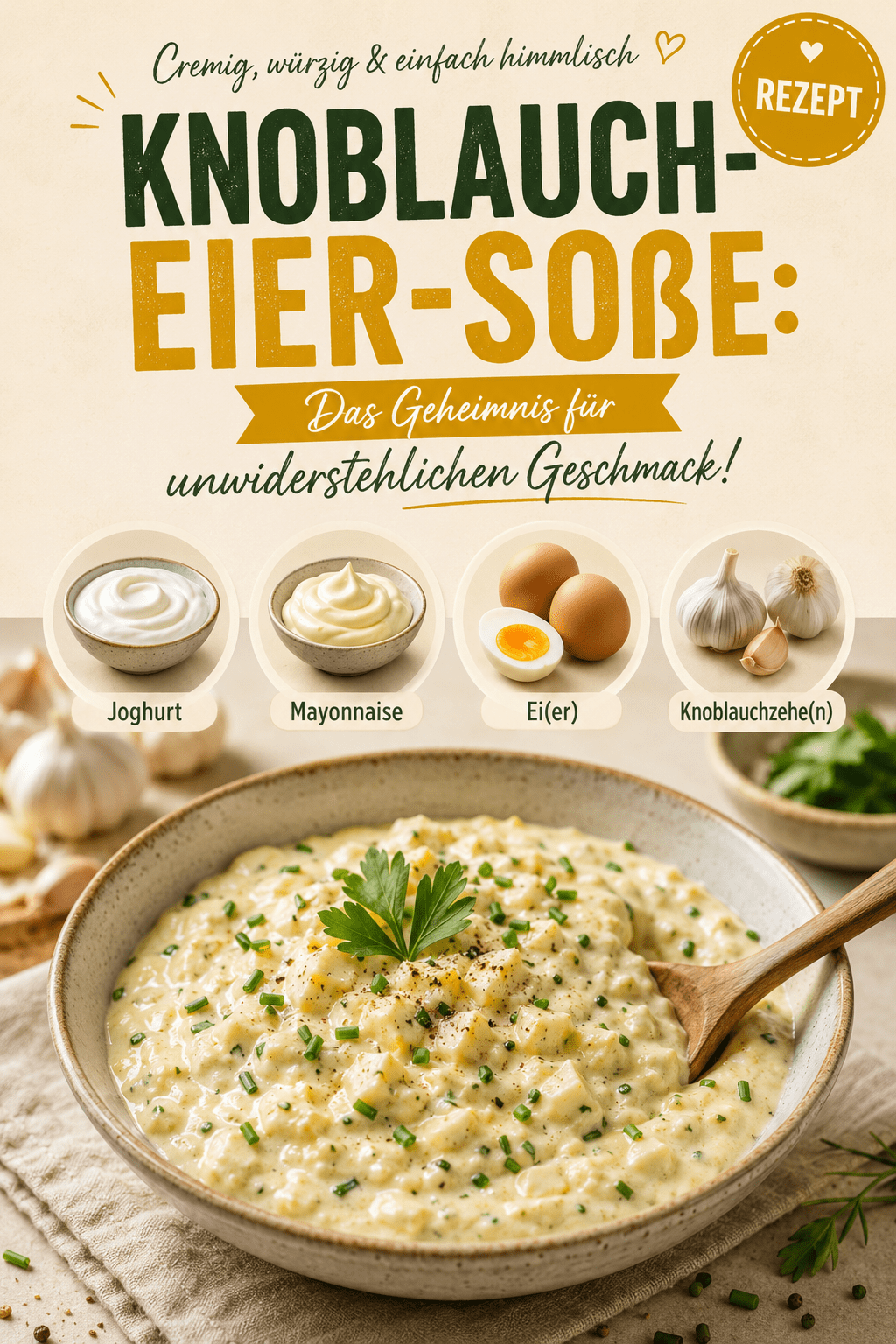Knoblauch-Eier-Soße: Das Geheimnis für unwiderstehlichen Geschmack!