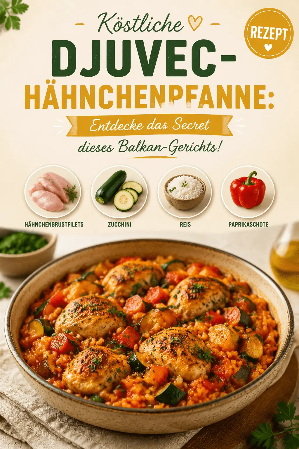 Köstliche Djuvec-Hähnchenpfanne: Entdecke das Secret dieses Balkan-Gerichts!