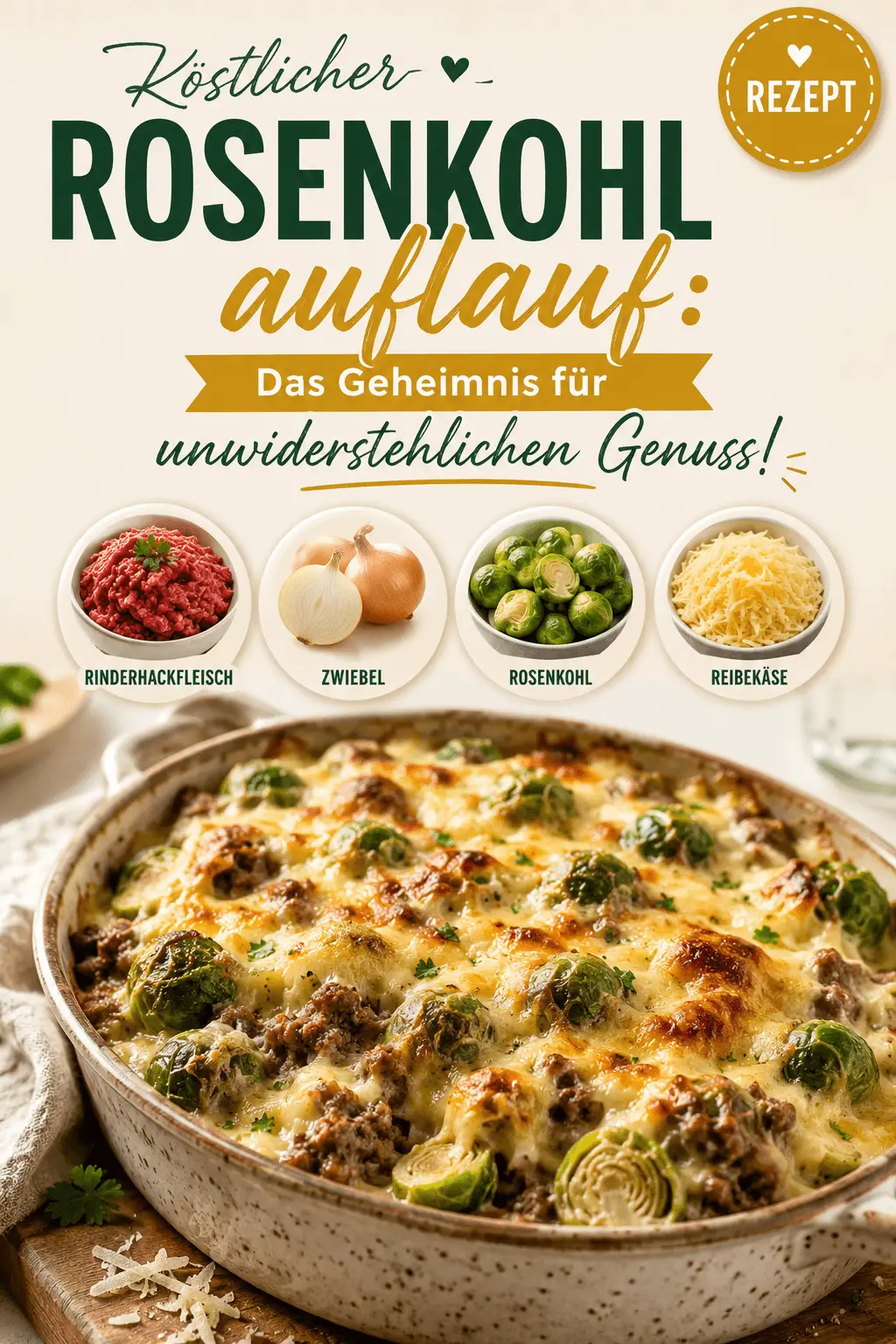 Köstlicher Rosenkohlauflauf: Das Geheimnis für unwiderstehlichen Genuss!