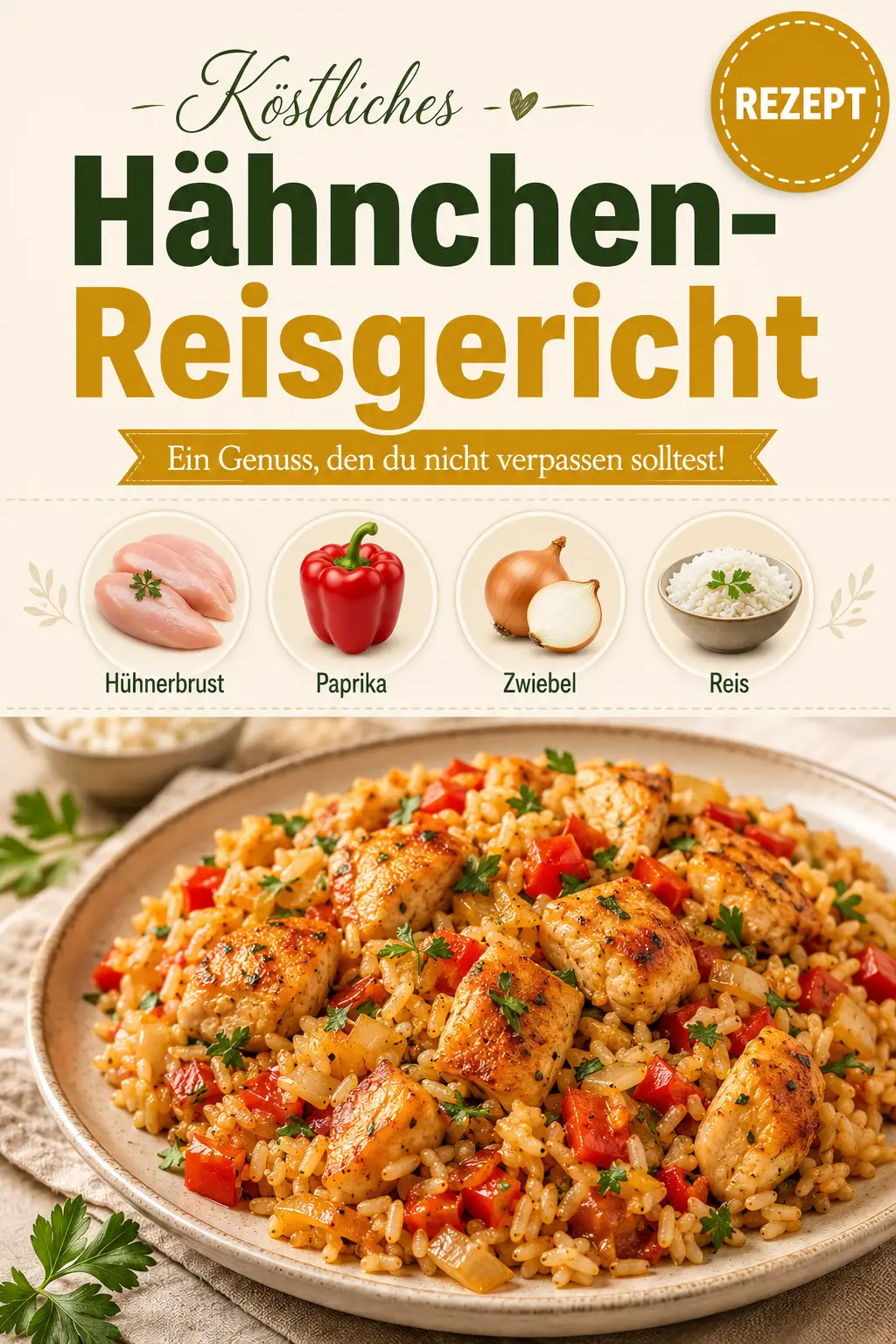 Köstliches Hähnchen-Reisgericht: Ein Genuss, den du nicht verpassen solltest!