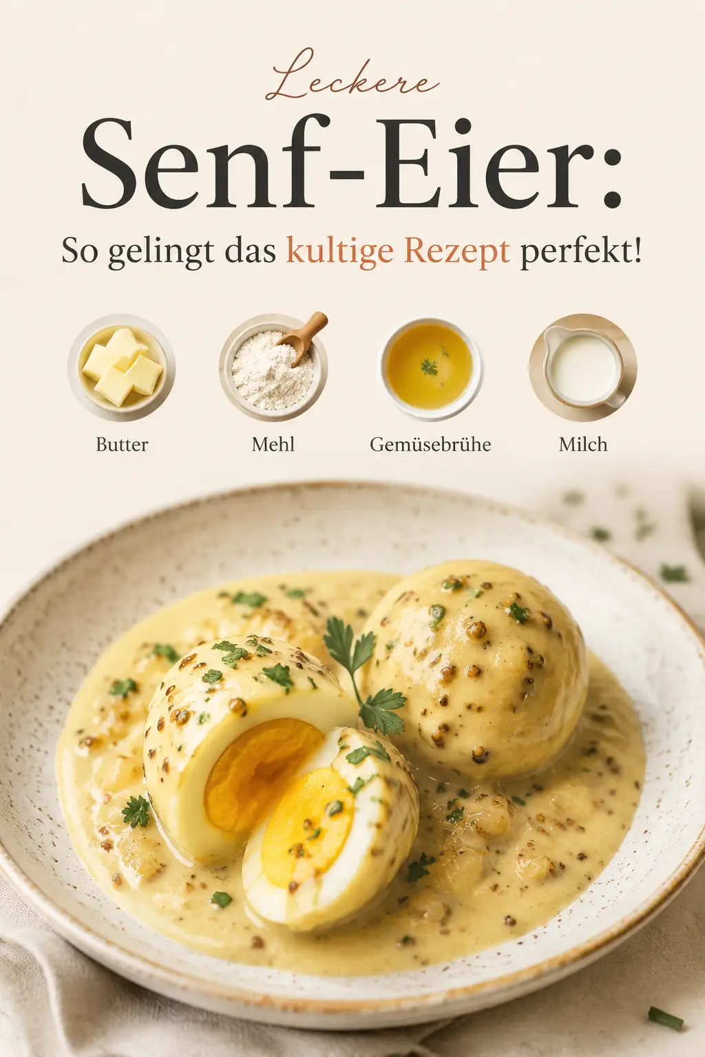 Leckere Senf-Eier: So gelingt das kultige Rezept perfekt!