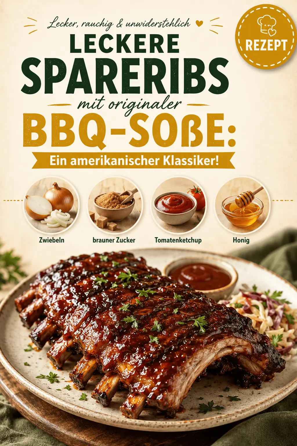 Leckere Spareribs mit originaler BBQ-Soße: Ein amerikanischer Klassiker!