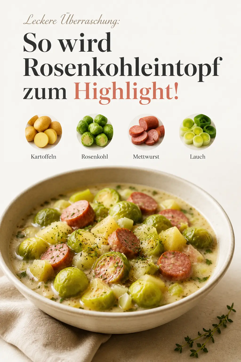 Leckere Überraschung: So wird Rosenkohleintopf zum Highlight!