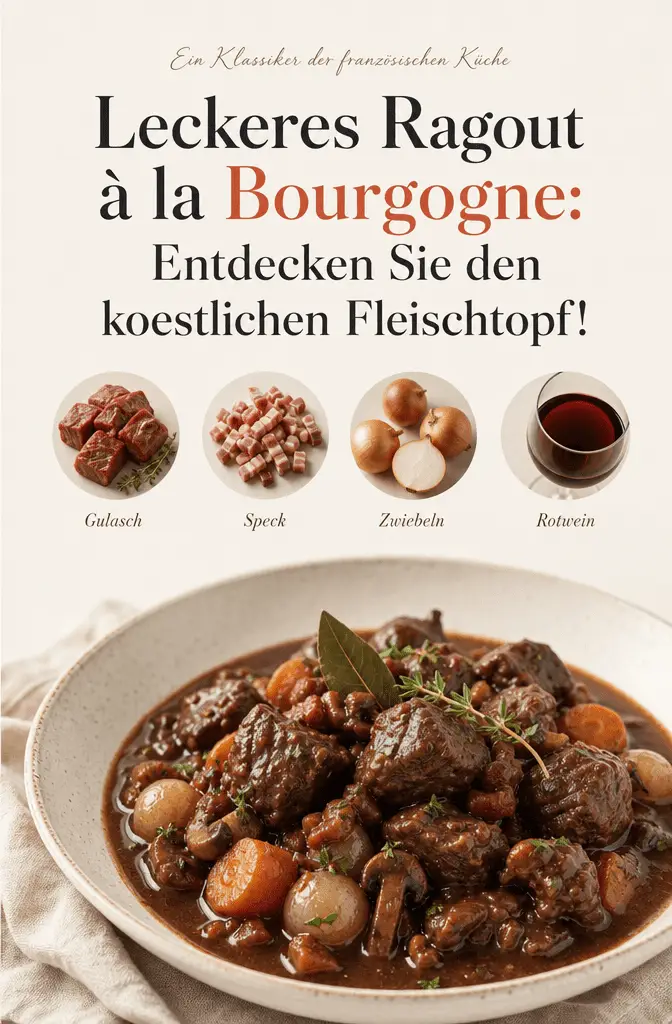 Leckeres Ragout à la Bourgogne: Entdecken Sie den köstlichen Fleischtopf!