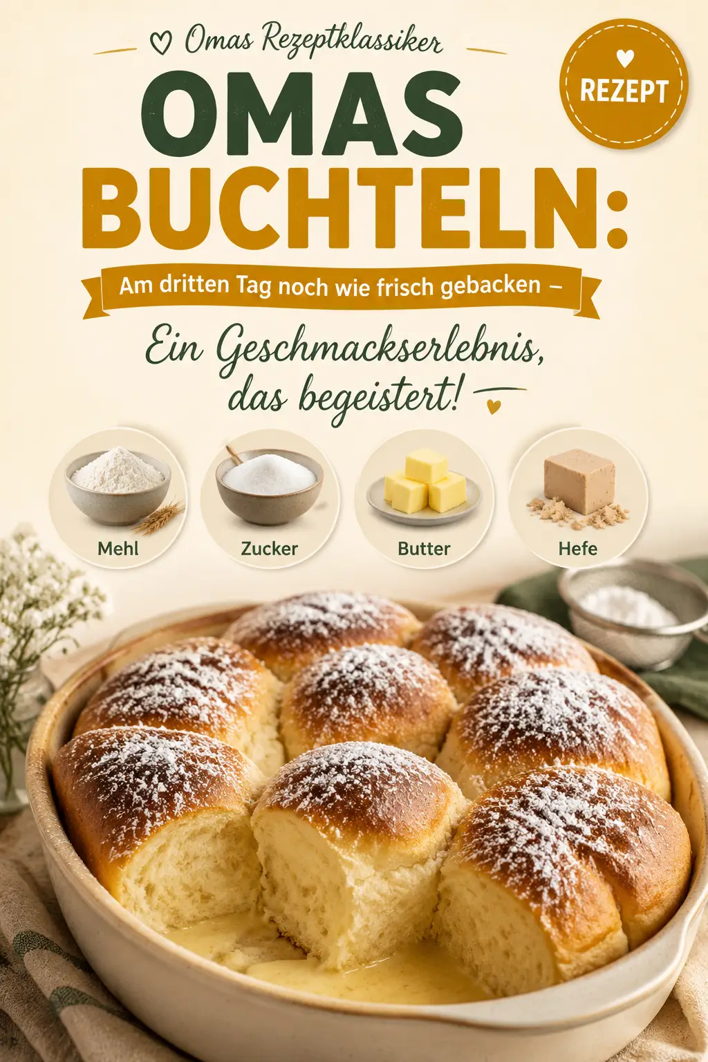 Omas Buchteln: Am dritten Tag noch wie frisch gebacken – Ein Geschmackserlebnis, das begeistert!