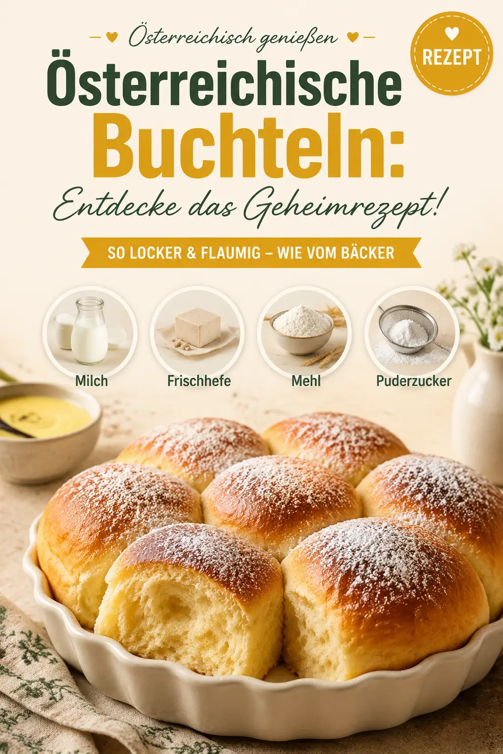 Österreichische Buchteln: Entdecke das Geheimrezept!