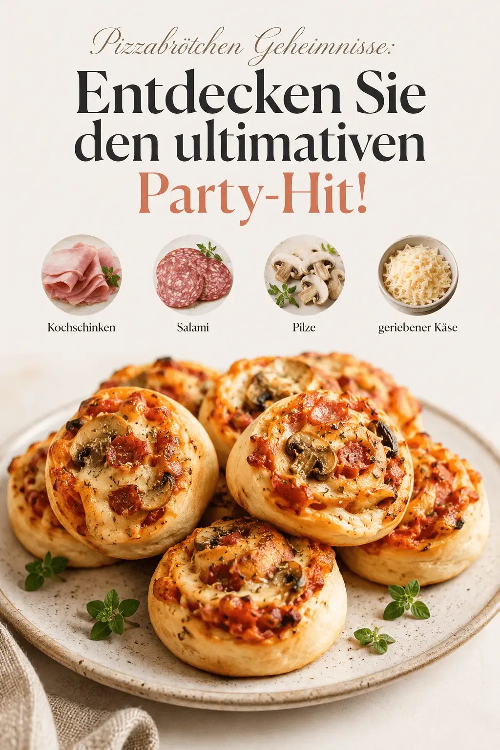 Pizzabrötchen Geheimnisse: Entdecken Sie den ultimativen Party-Hit!
