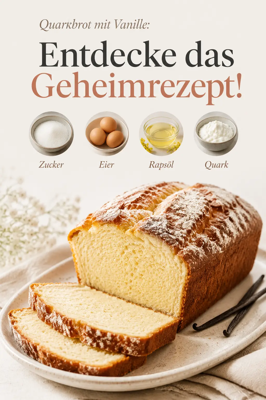 Quarkbrot mit Vanille: Entdecke das Geheimrezept!