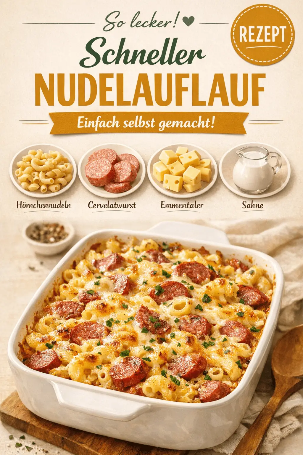 Schneller Nudelauflauf: Einfach selbst gemacht!