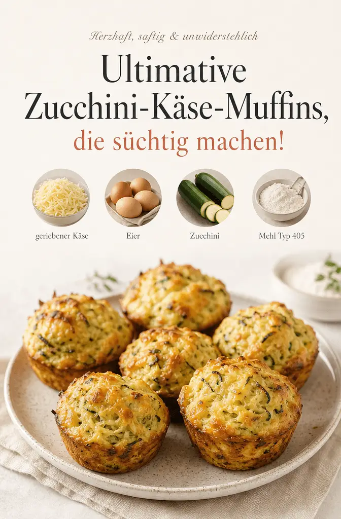 Ultimative Zucchini-Käse-Muffins, die süchtig machen!