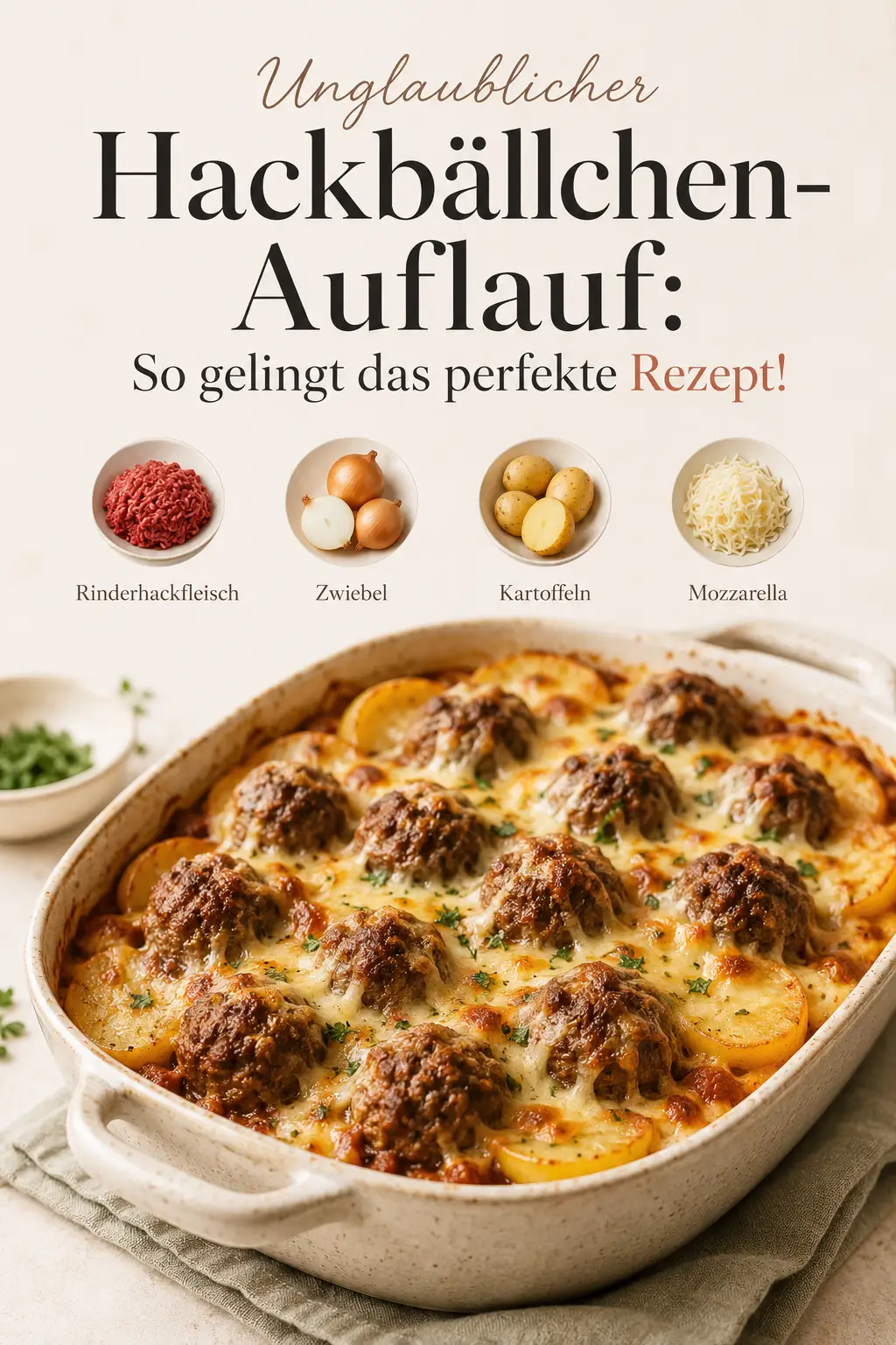 Unglaublicher Hackbällchen-Auflauf: So gelingt das perfekte Rezept!