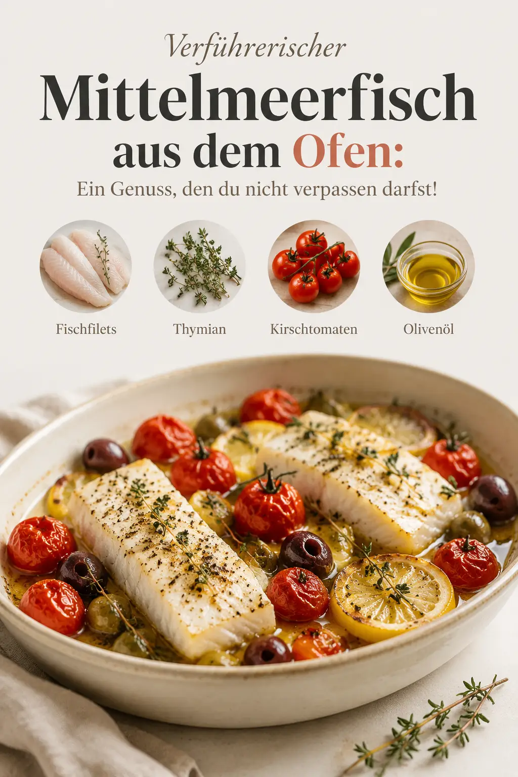 Verführerischer Mittelmeerfisch aus dem Ofen: Ein Genuss, den du nicht verpassen darfst!