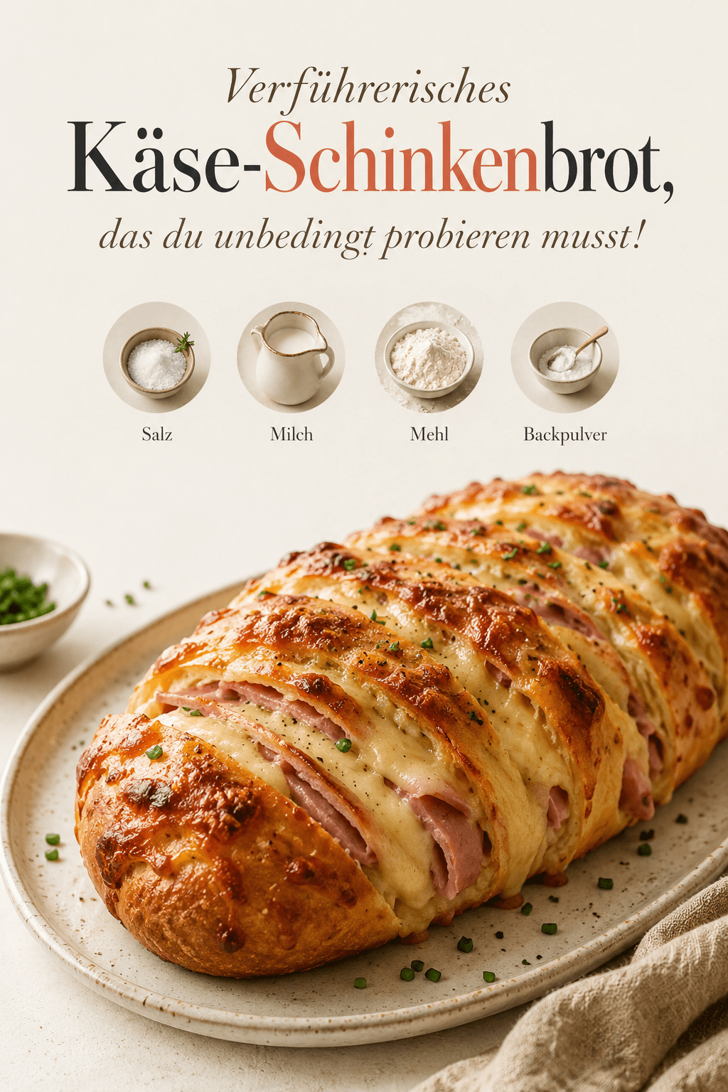 Verführerisches Käse-Schinkenbrot, das du unbedingt probieren musst!