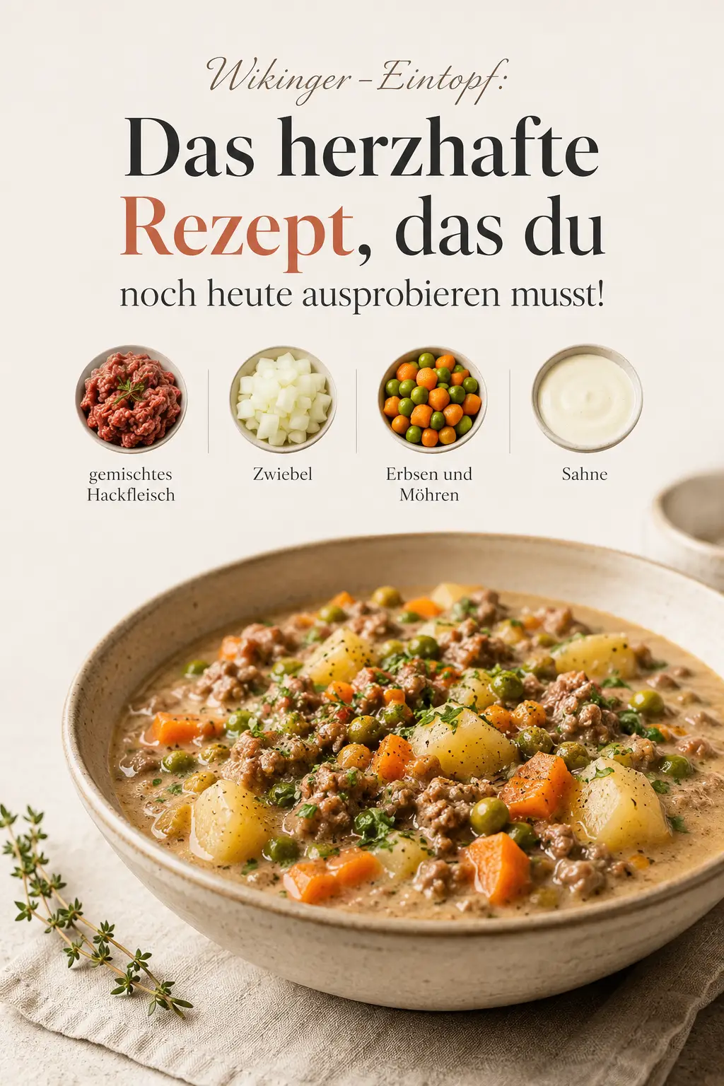 Wikinger-Eintopf: Das herzhafte Rezept, das du noch heute ausprobieren musst!