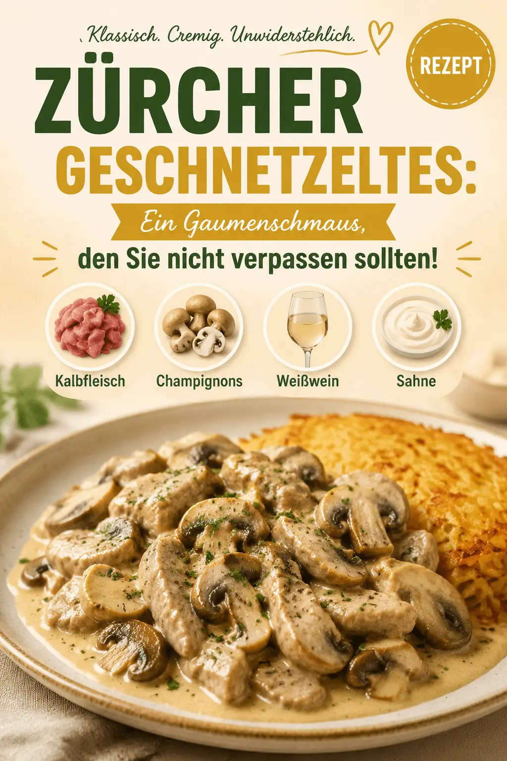 Zürcher Geschnetzeltes: Ein Gaumenschmaus, den Sie nicht verpassen sollten!