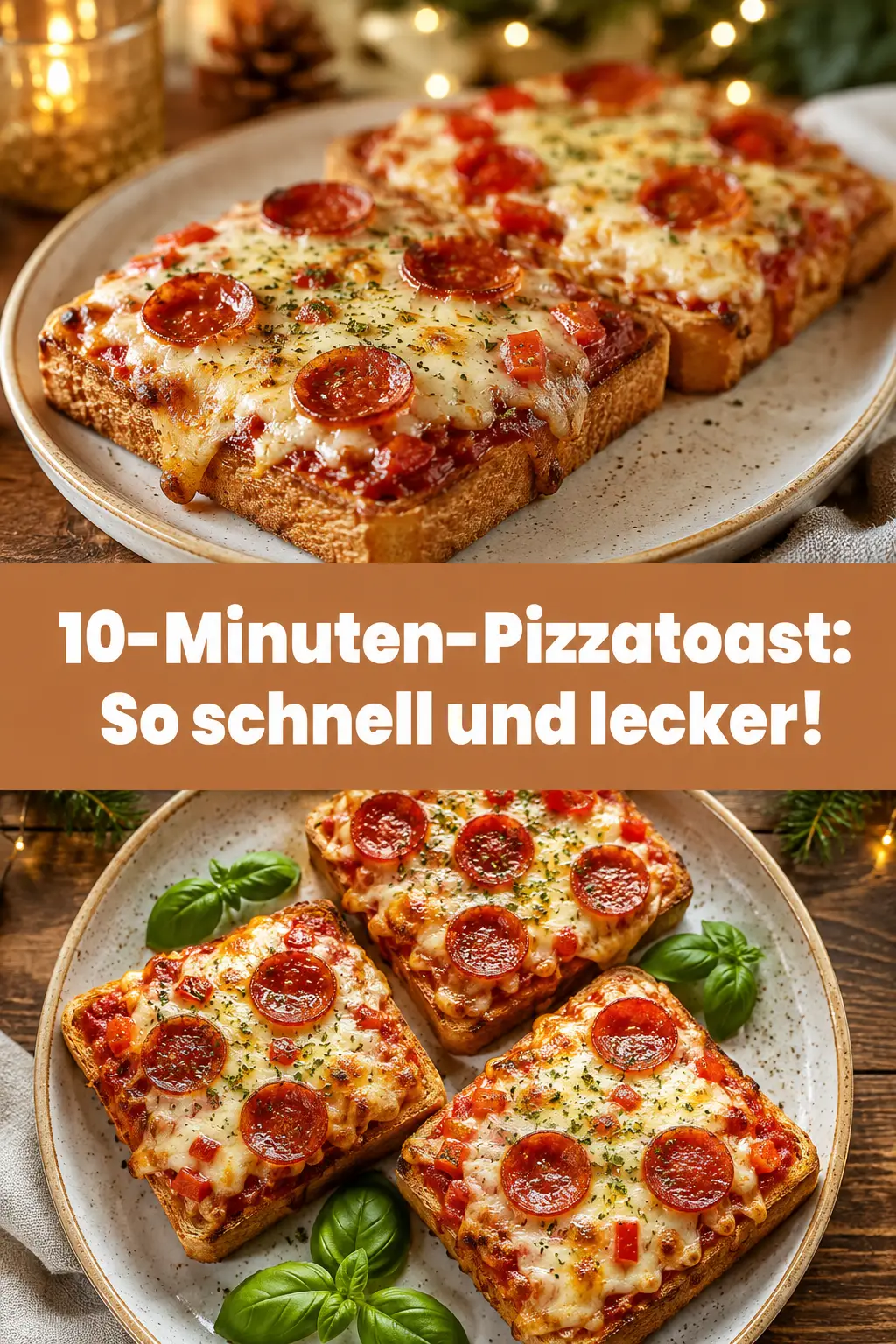 10-Minuten-Pizzatoast: So schnell und lecker!