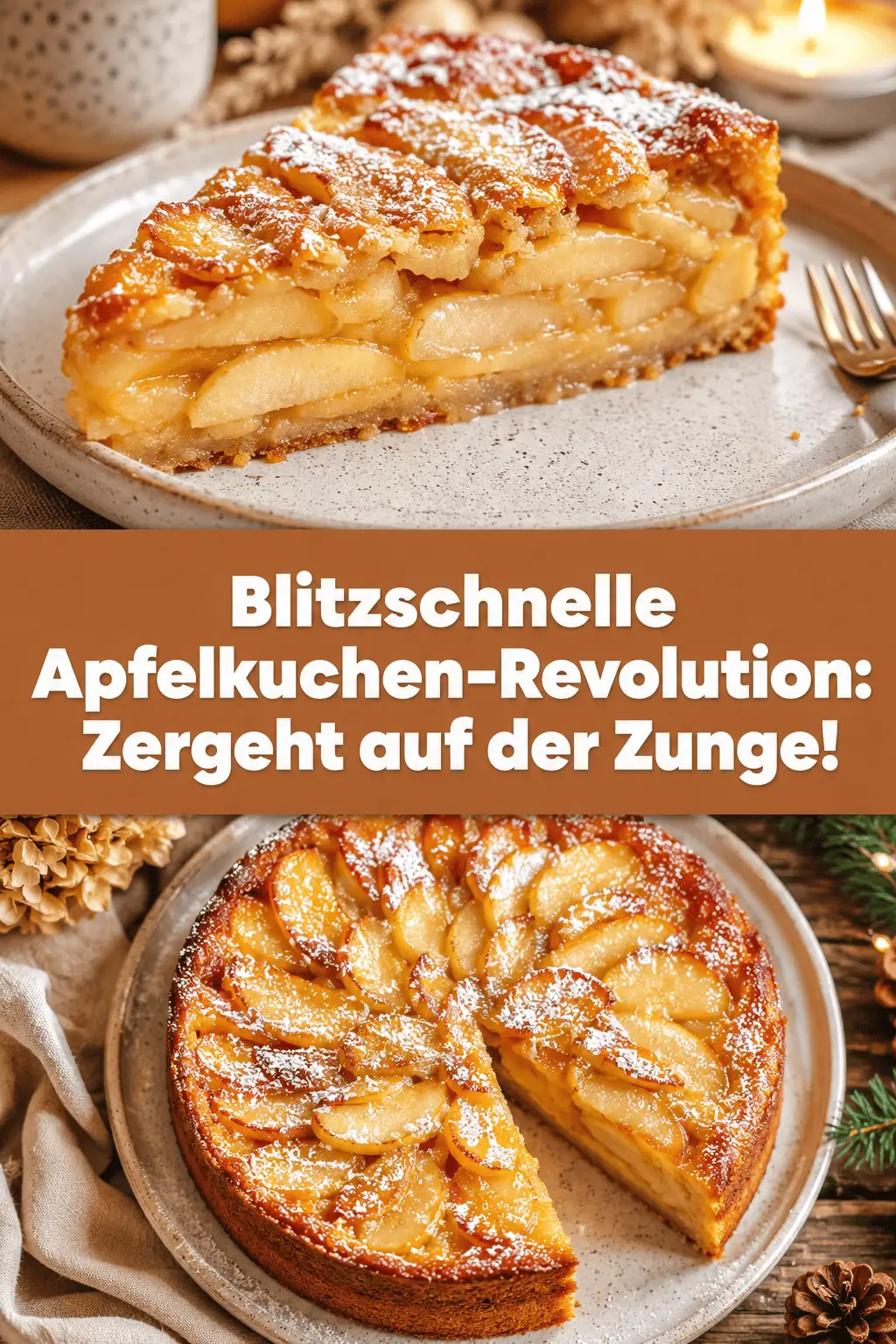 Blitzschnelle Apfelkuchen-Revolution: Zergeht auf der Zunge!