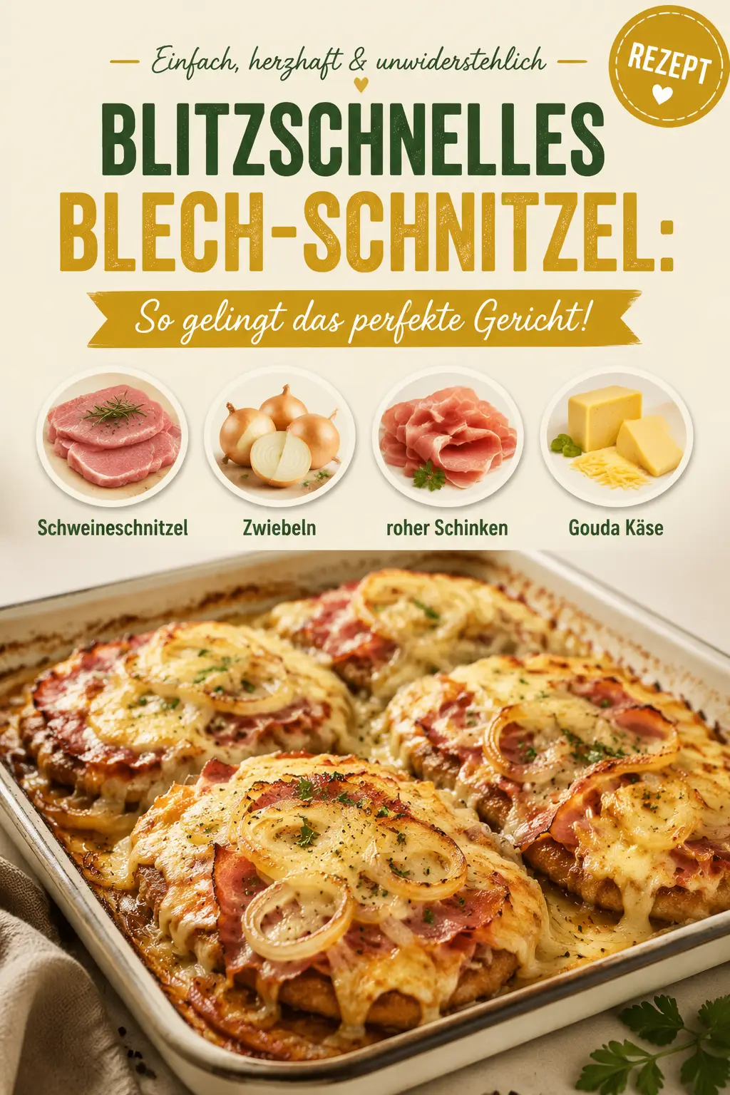 Blitzschnelles Blech-Schnitzel: So gelingt das perfekte Gericht!