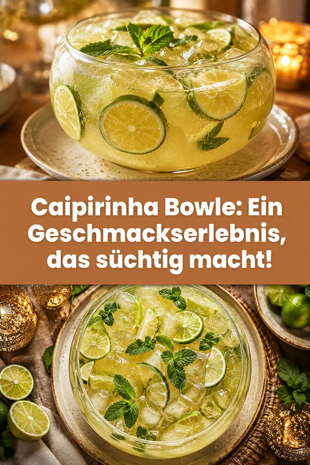 Caipirinha Bowle: Ein Geschmackserlebnis, das süchtig macht!